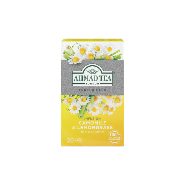 Camomile & Lemongrass Herbal Infusion Tea Bags | AHMAD TEA USA