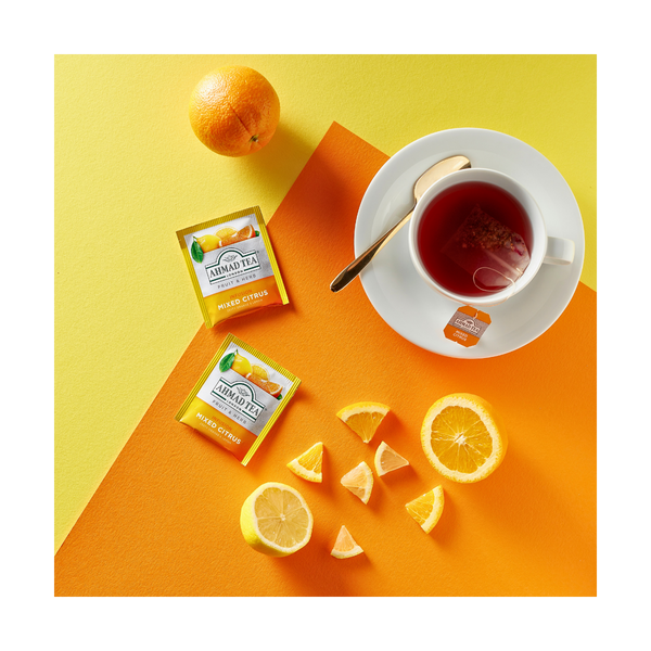 t*a様 精麻　約250g Mixed Citrus Herbal Infusion Tea Bags | AHMAD TEA USA