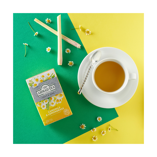 Camomile & Lemongrass Herbal Infusion Tea Bags | AHMAD TEA USA