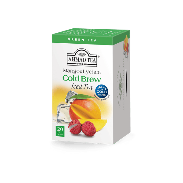 Ahmad Tea Limited Mango & Lychee Green Tea, 6Count 