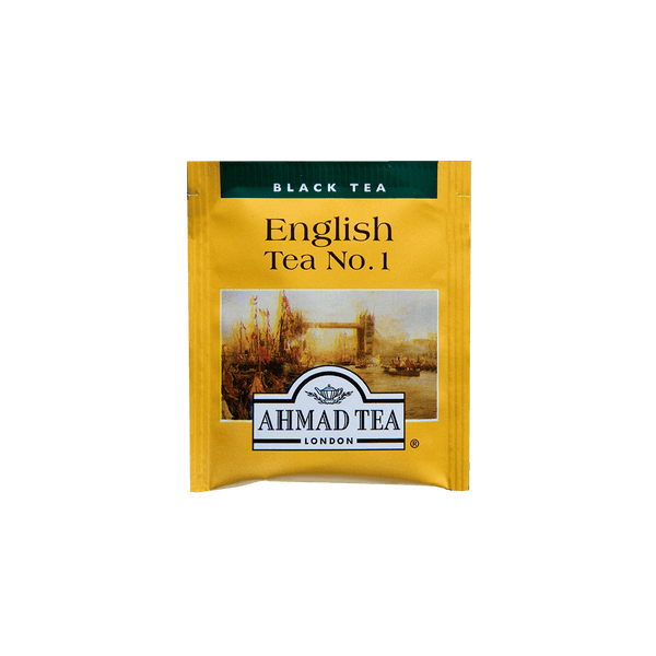 Ahmad Tea Black Tea, Engligh Tea No. 1 Teabags, 100 ct - Caffeinated and  Sugar-Free