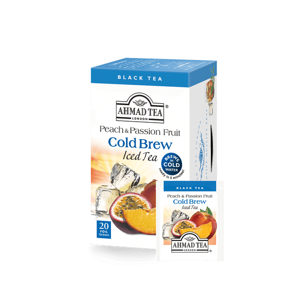 Cold Brew Peach Iced Tea - Choosing Chia