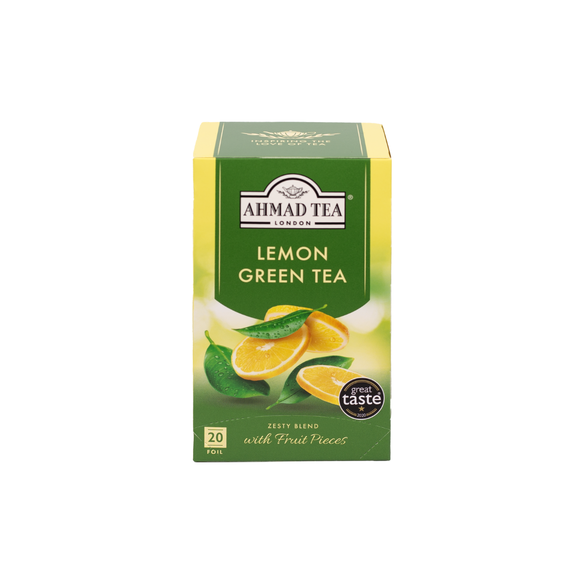 Lemon Green Tea Bags | AHMAD TEA USA