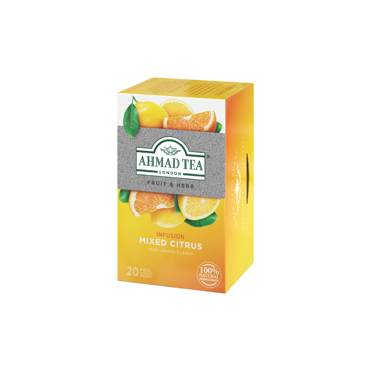 Mixed Citrus Herbal Infusion Tea Bags | AHMAD TEA USA