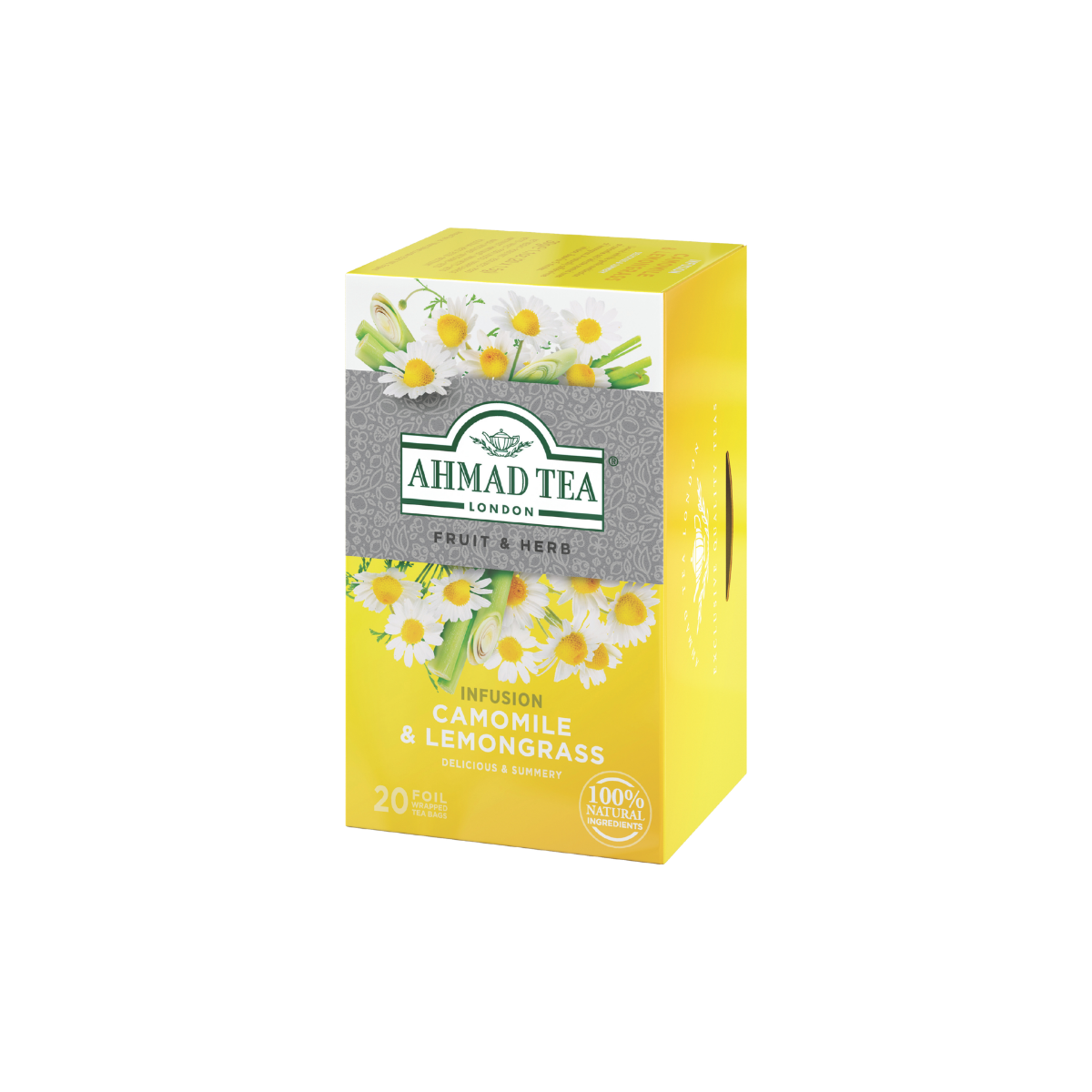 Camomile & Lemongrass Herbal Infusion Tea Bags | AHMAD TEA USA