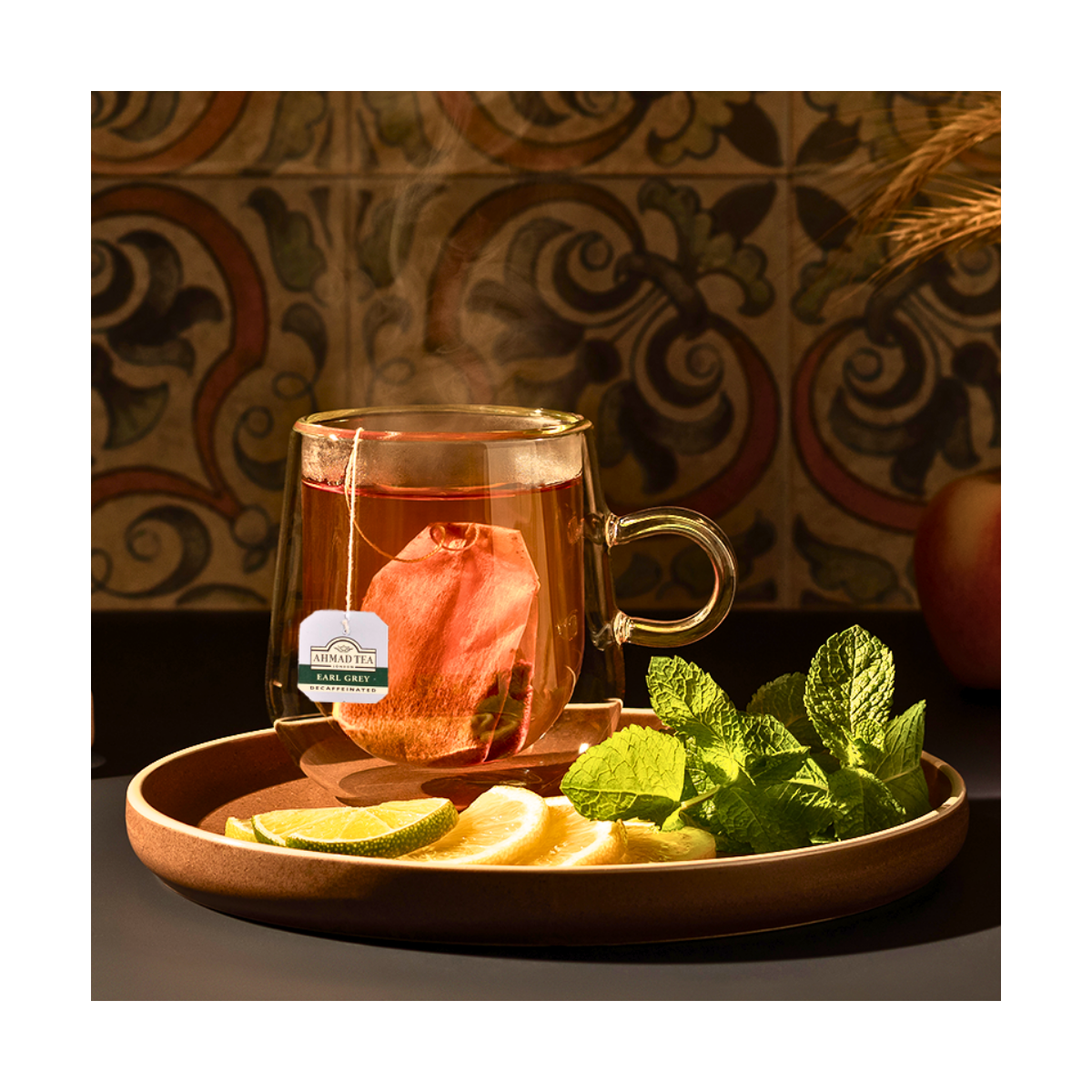 DeCaf Earl Grey Decaffeinated Black Tea Bags | AHMAD TEA USA