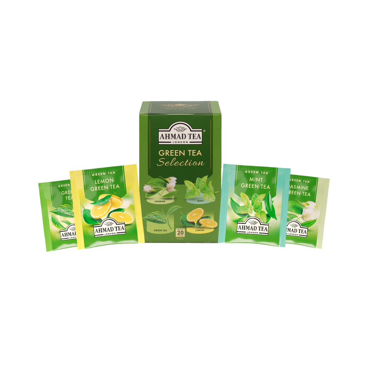 Green Tea Selection Tea Bags | AHMAD TEA USA