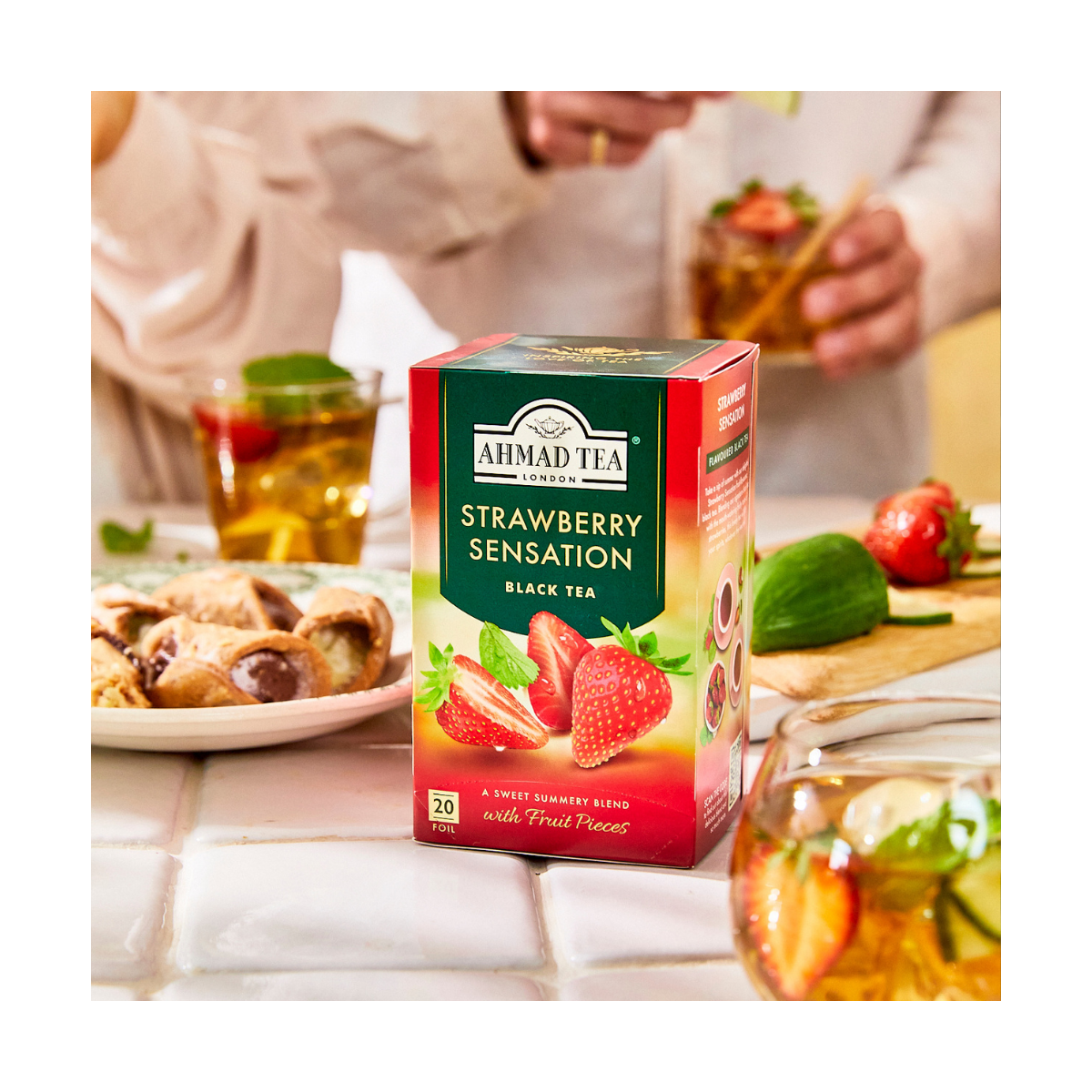 sweet sensation strawberry seeds Strawberry Sensation Fruity Black Tea Bags