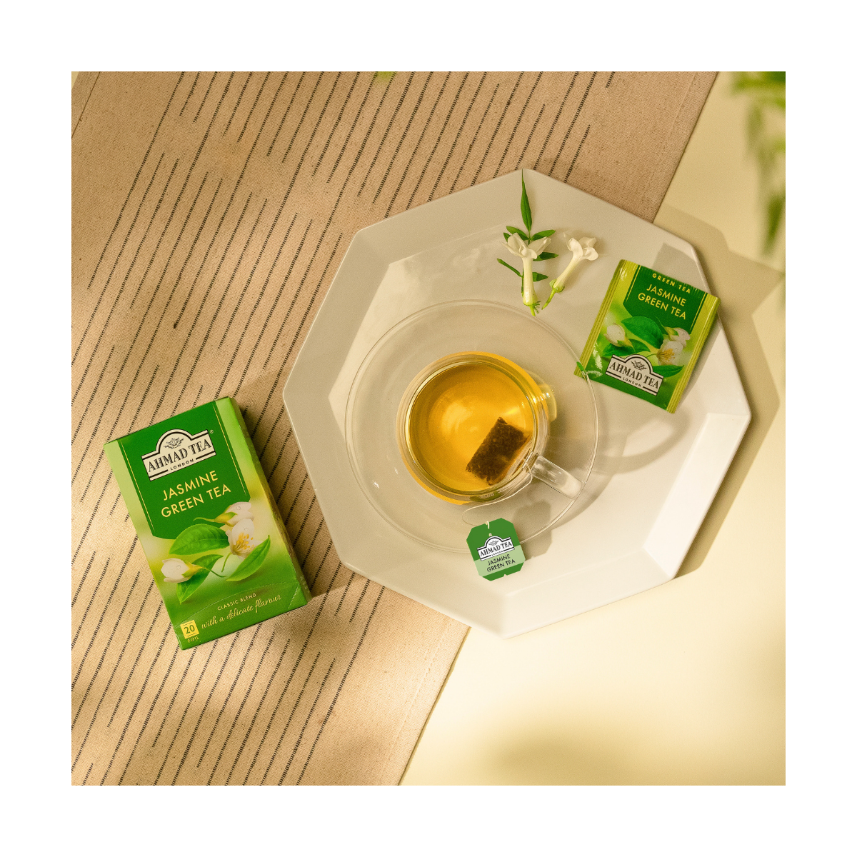Jasmine Green Tea Bags | AHMAD TEA USA