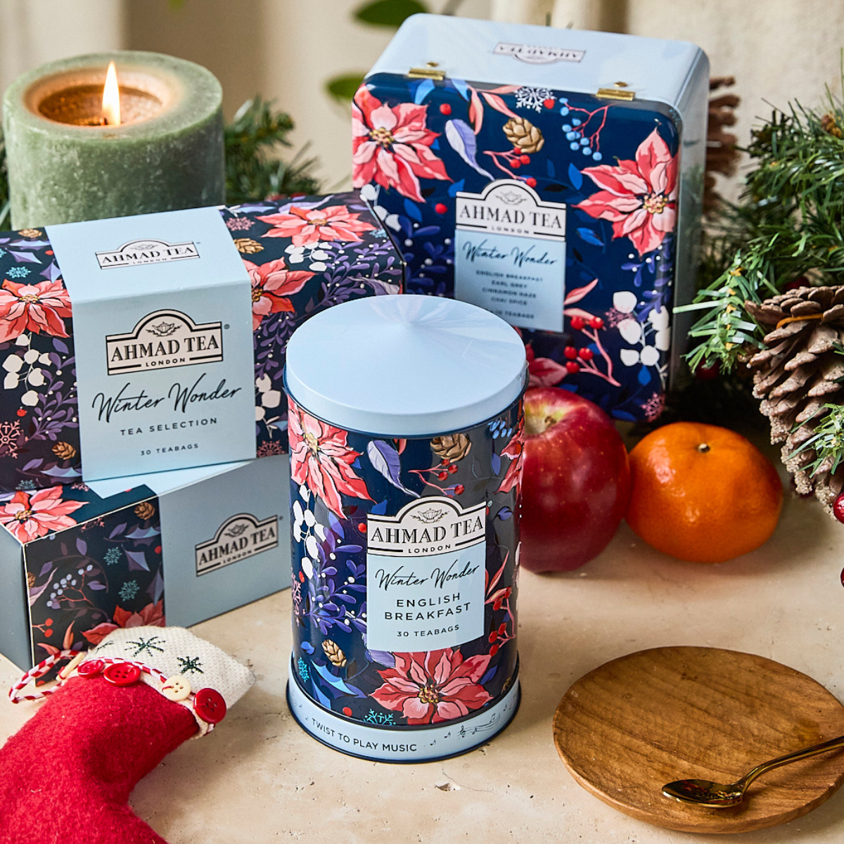 Winter Wonder Musical Caddy | AHMAD TEA USA