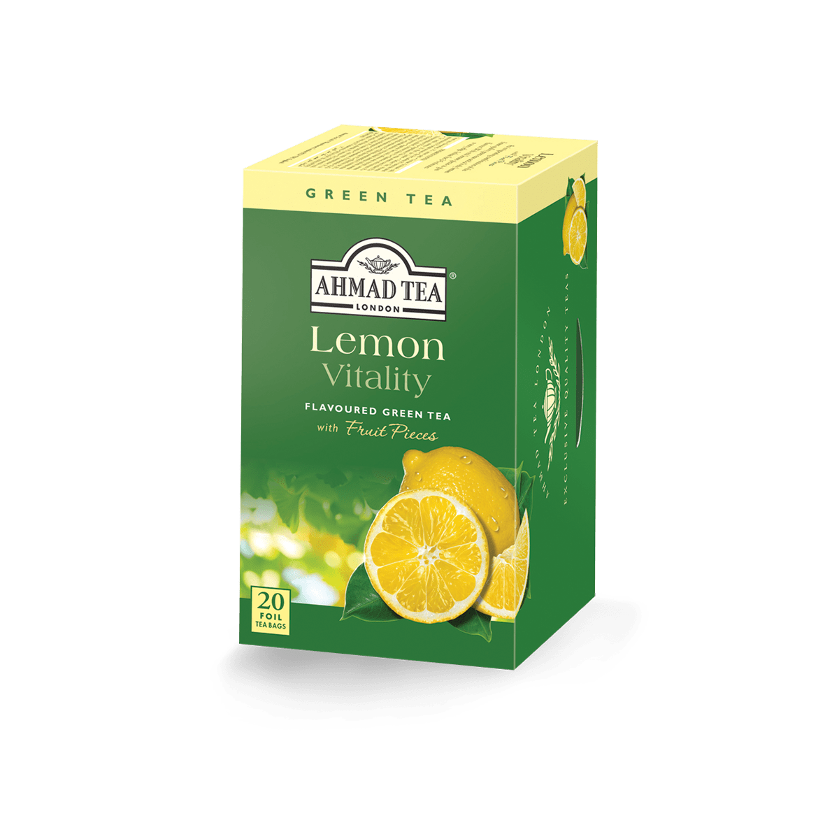  Ahmad Tea Green Tea, Lemon, Mate, & Matcha 'Slim' Natural  Benefits Teabags, 20 ct (Pack of 6) - Caffeinated & Sugar-Free : Grocery &  Gourmet Food