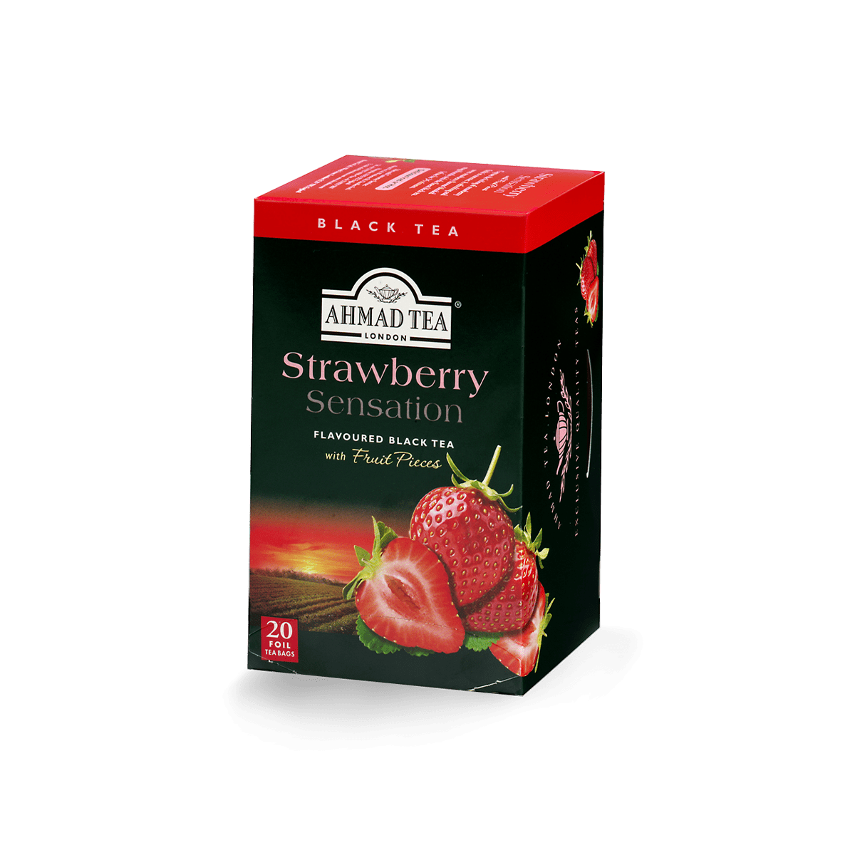Strawberry Sensation Fruity Black Tea Bags