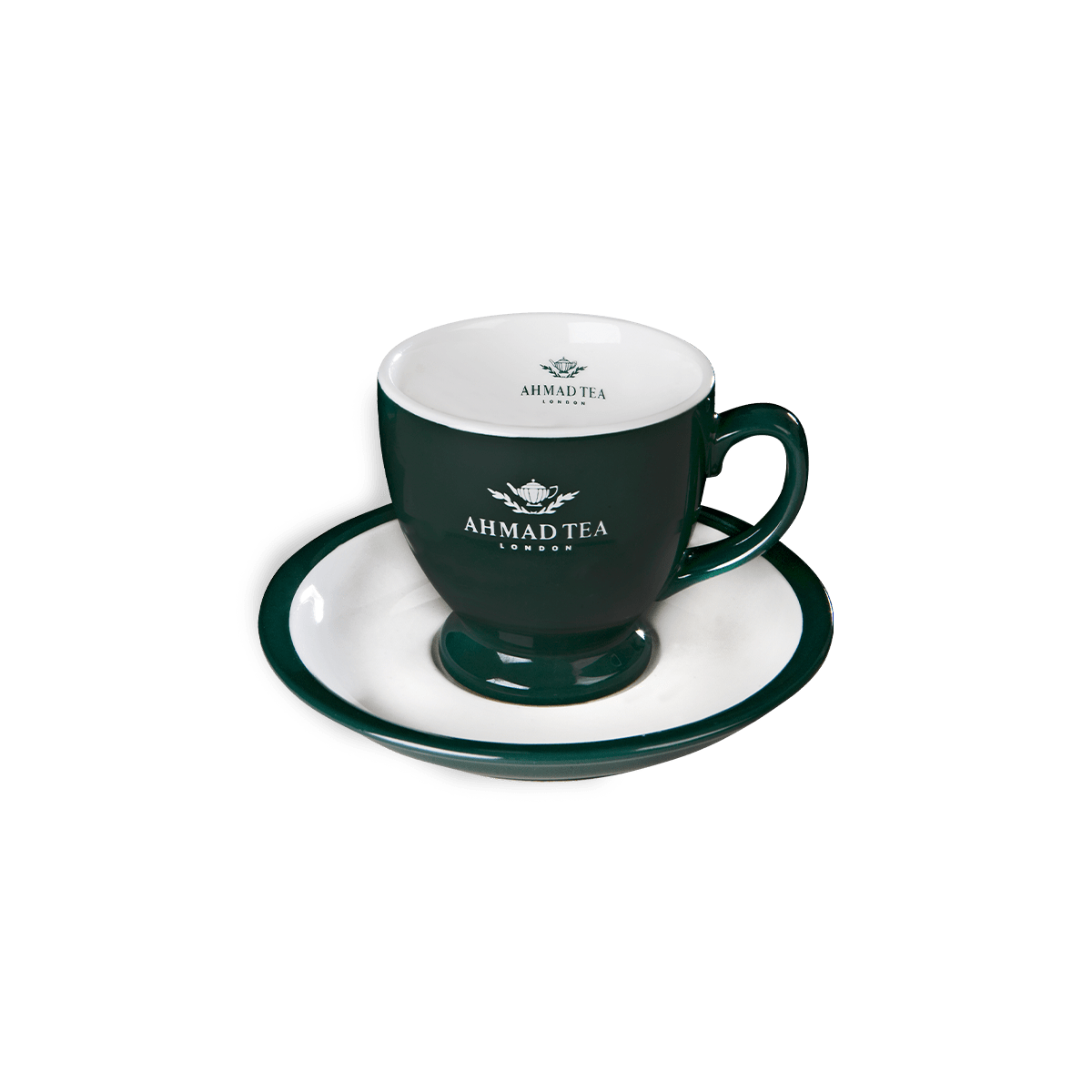 Classic Green Tea Cup & Saucer (Set Of Two)